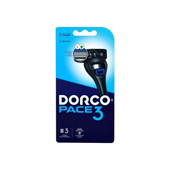 صورة دوركو بيس 3 ماكينة حلاقة (1 مقبض+2 شفرة حلاقة)