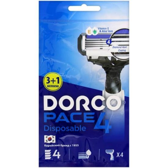 صورة Dorco Pace 6 Pro System Razor (1H+2C) Blister SXD1002 6182