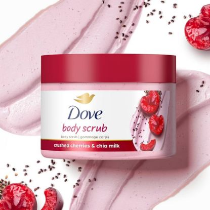 صورة دوف مقشر الجسم الملمع بالروز والحليب 298 جم