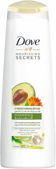 Picture of DOVE SHAMPOO STRENGHTENING AVOCADO 400 ML 5347