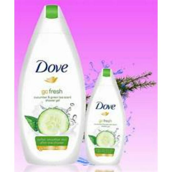 Picture of DOVE BODY WASH GO FRESH CUCUMB 500 ML