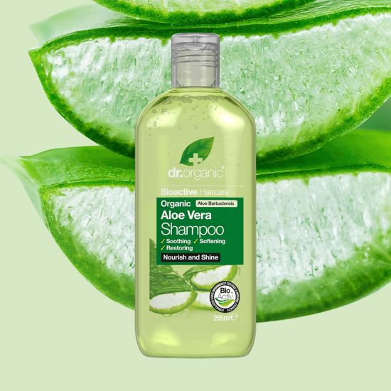 Picture of DR.ORGANIC ALOE VERA SHAMPOO 265 ML 502748-0969