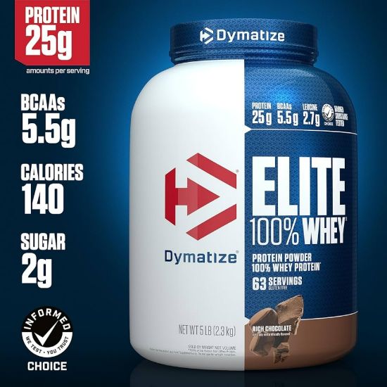 Picture of DYMATIZE ELITE WHEY- RICH CHOCOLATE 5LBS