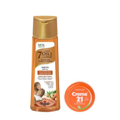 Picture of EMAMI 7 IN 1 OILS DRY BRITTLE HAIR OIL 200 ML SHEA BUTTER +