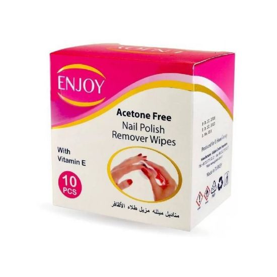 صورة انجوى مناديل مبلله مزيل طلاء الاظافر 10 مناديل