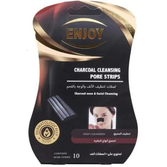 Picture of ENJOY NOSE STRIPS CHARCOAL CLEANSING 10 PCS 23598