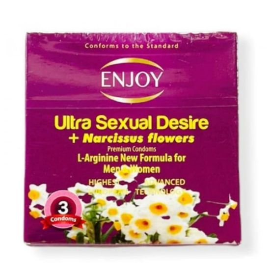 Picture of ENJOY U. S.D+NARCISSUS FLOWERS +A237:A238PREMIUM CONDOMS 3PC