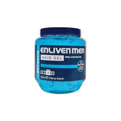 Picture of ENLIVEN MEN HAIR GEL EXTREME BLUE 500 ML