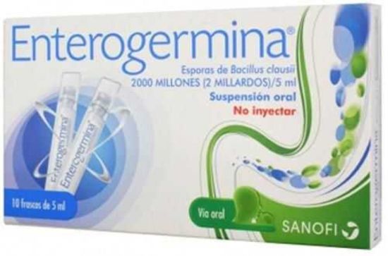 Picture of ENTEROGERMINA ORAL SUSPENSION 10 VIAL 5 ML
