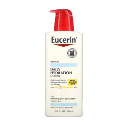 Picture of EUCERIN DAILY MOISTURIZING LOTION + SUNSCREEN 500G