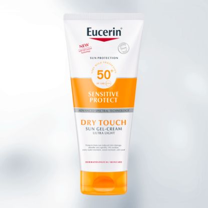 Picture of EUCERIN DRY TOUCH BODY CREAM GEL SPF50+ CLEAR 200ML