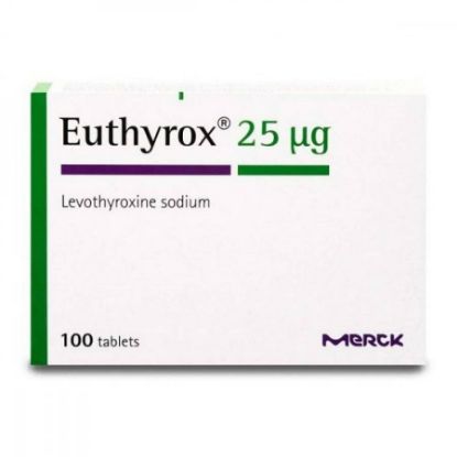 Picture of EUTHYROX 25 MG 100 TAB