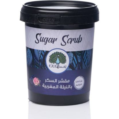 صورة اكسا مقشر الجسم والوجه النيلة الزرقاء 400جم شد24حبة