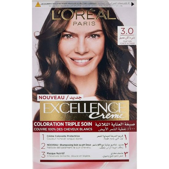 صورة 2016-04-000229 - اكسيلنس صبغه 3.0 بنى غامق