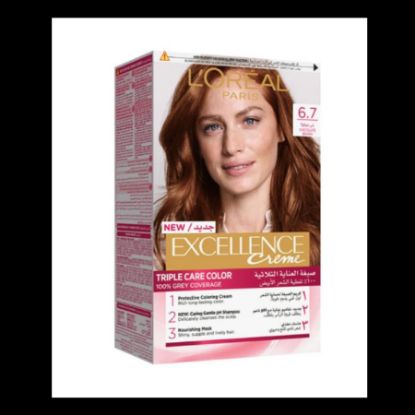 صورة 2015-04-000141 - اكسيلنس كريم صبغة 6.7 بنى شوكولا