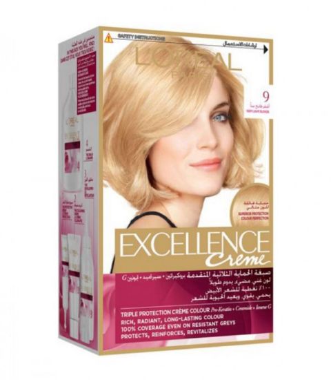 Picture of EXCELLENCE COLOR 9 VERY LIGHT BLONDE 59217-90388 اشقر فاتح ج