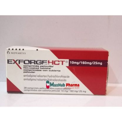 Picture of EXFORG HCT 10/160/25/MG 28 TAB