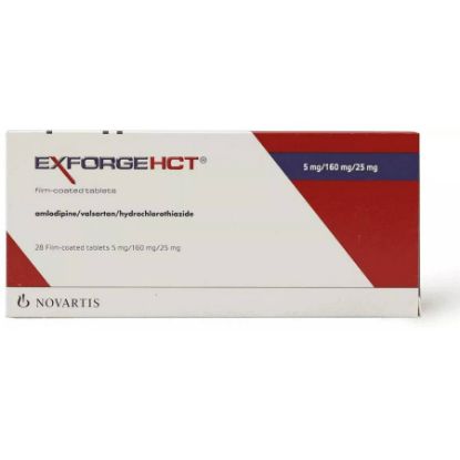 Picture of EXFORGE HCT 5 MG/160 MG/25 MG 28 TAB