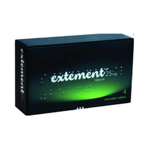 صورة إكستمنت 25 مجم 4 أقراص للمضغ