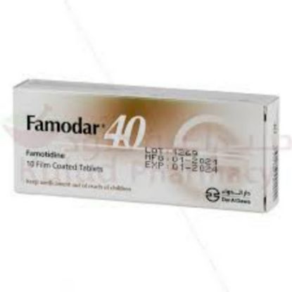 Picture of FAMODAR 40 MG 10 TAB
