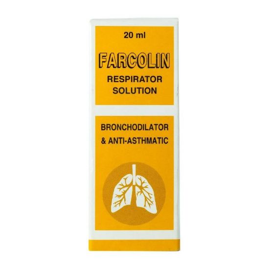 Picture of FARCOLIN RESPIRATOR SOLUTION 20 ML