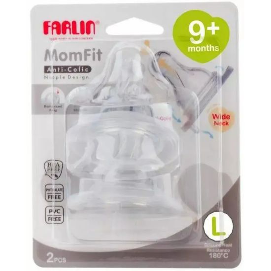 Picture of FARLIN NIPPLE FOR WIDE-NECK BOTTLES L 2 PSC 22005-1687