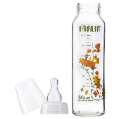Picture of FARLIN STANDARD HEAT-RESISTANT GLASS BOTTLE 240 ML 707 -7077