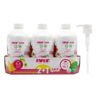 Picture of FARLIN-BABY BOTTLE WASH 700ML 2+1