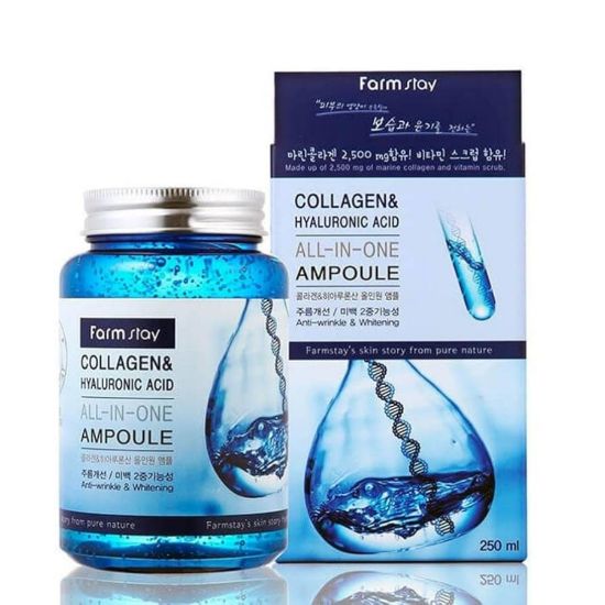 Picture of FARM STAY COLLAGEN & HYALURONIC ACID ALL IN ONE AMPOULE 250