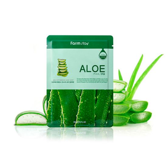 Picture of FARMSTAY VISIBLE DIFFERENCE ALOE MASK SHEET 23ML