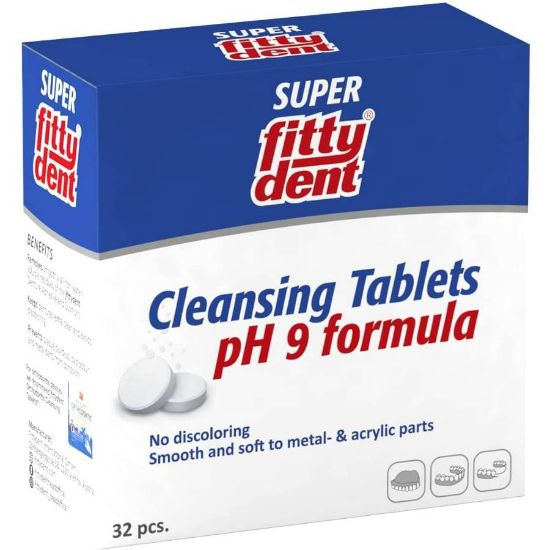 Picture of FITTY DENT SUPER CLEANSING TABLETS 32 TAB 9011