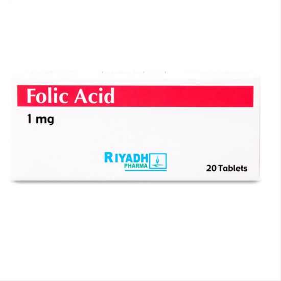 Picture of FOLIC ACID 1 MG 20 TAB