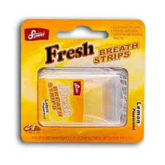 Picture of FRESH BREATH STRIPS LEMON FLAVOR 24 STRIP