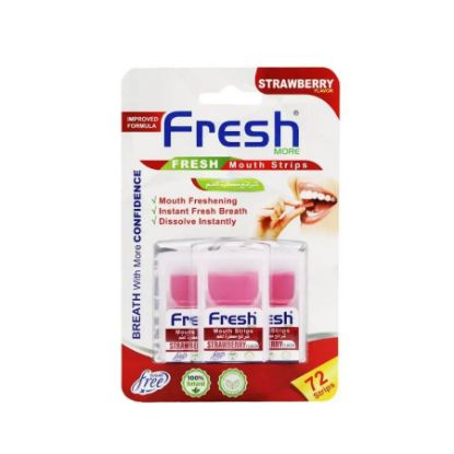 Picture of FRESH BREATH STRIPS STRAWBERRY FLAVOR 72STRIP