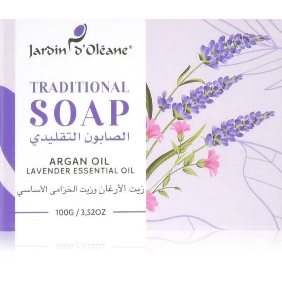Picture of GARDEN OLEAN TRADITIONAL SOAP ARGAN OIL AND LAVENDER ESSENTI
