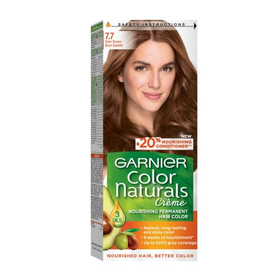 Picture of GARNIER COLOR NATURALS 7.7 HAZEL BROWN HAIRCOLOR 112 ML  55