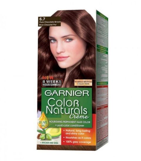 Picture of GARNIER COLOR NATURALS TUBE 6.7 PURE CHOCOLATE BROWN 5501