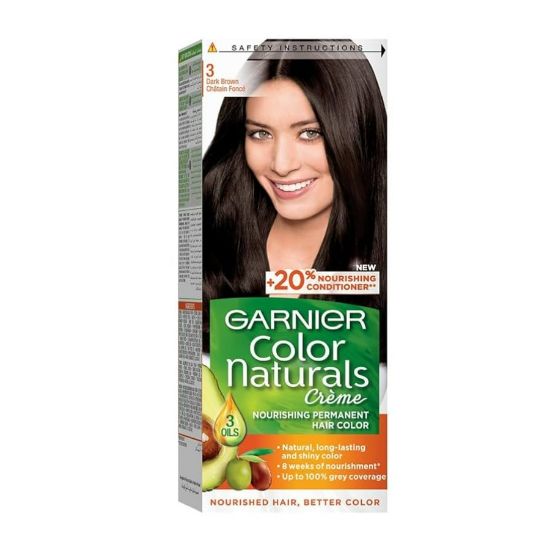 Picture of GARNIER COLOR NATURALS TUBE 3 DARK BROWN 55028