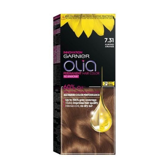 Picture of GARNIER OLIA PERMANENT HAIR COLOR 7.31 ALMOND 1817