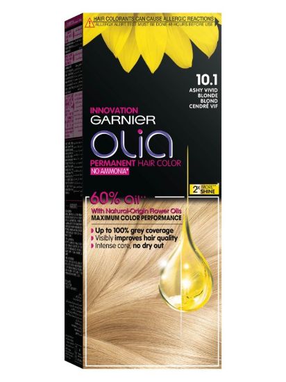 Picture of GARNIER OLIA 10.1 ASHY VERY LIGHT NO AMMONIA WITH 60% OILS