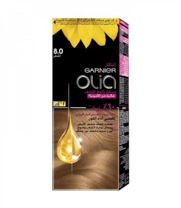 Picture of GARNIER OLIA 8.0 BLONDE NO AMMONIA WITH 60% OILS  1909