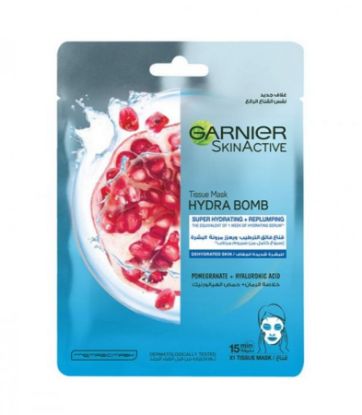 Picture of GARNIER SKIN ACTIVE HYDRA BOMB MASK POMEGRANATE 64934