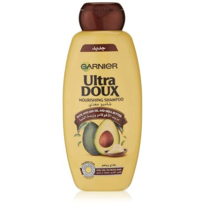 Picture of GARNIER ULTRA DOUX AVOCADO OIL & SHEA BUTTER SHAMPOO  500 M