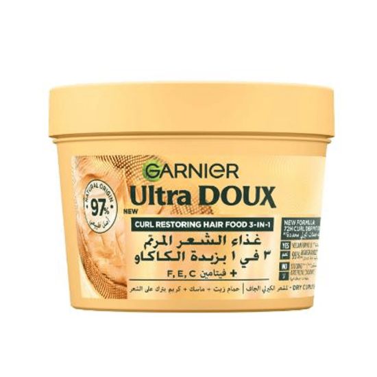 Picture of GARNIER ULTRA DOUX COCOA BUTTER 3-IN-1 HAIR FOOD FOR DRY CUR
