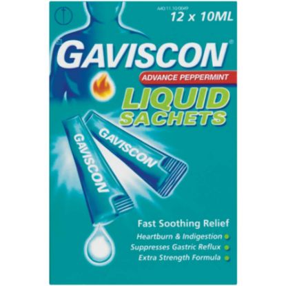 Picture of GAVISCON ADVANCE PEPP LIQ SACHET