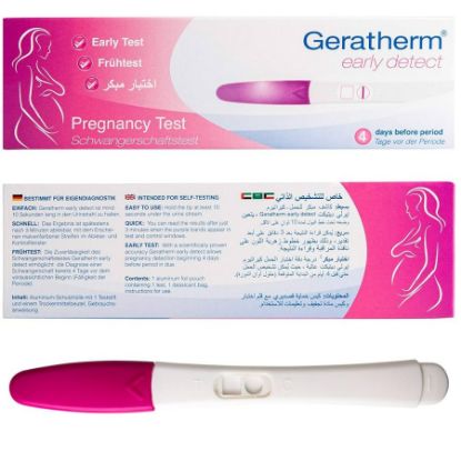 Picture of GERATHERM EARLY DETECT PREGNANCY TEST 5100