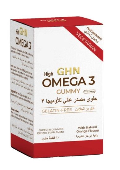 Picture of GHN HIGHT OMEGA 3 GUMMY 180MG