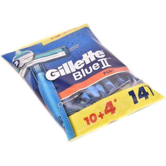 Picture of GILLETTE BLUE II DISPOSABLE RAZOR (10+4) 14T 6979/4944