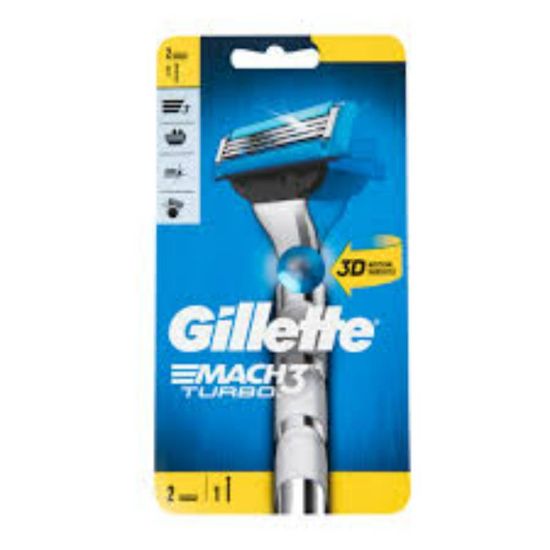 Picture of GILLETTE MACH3 TURBO 3D 1 RAZOR &2 CARTRIDGES 311