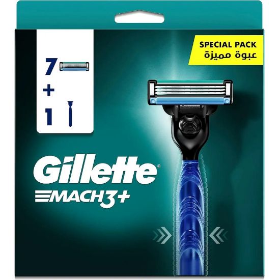 Picture of GILLETTE MACH3+ RAZOR + 7 CARTRIDGES 32925-010
